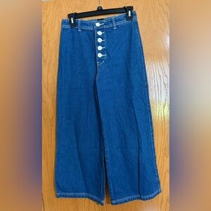 BDG wide flare bottom denim jeans, size 26